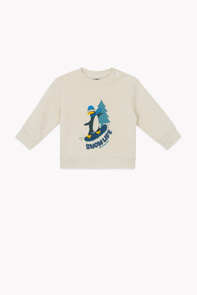 Baby Boy’s Sweatshirt – White