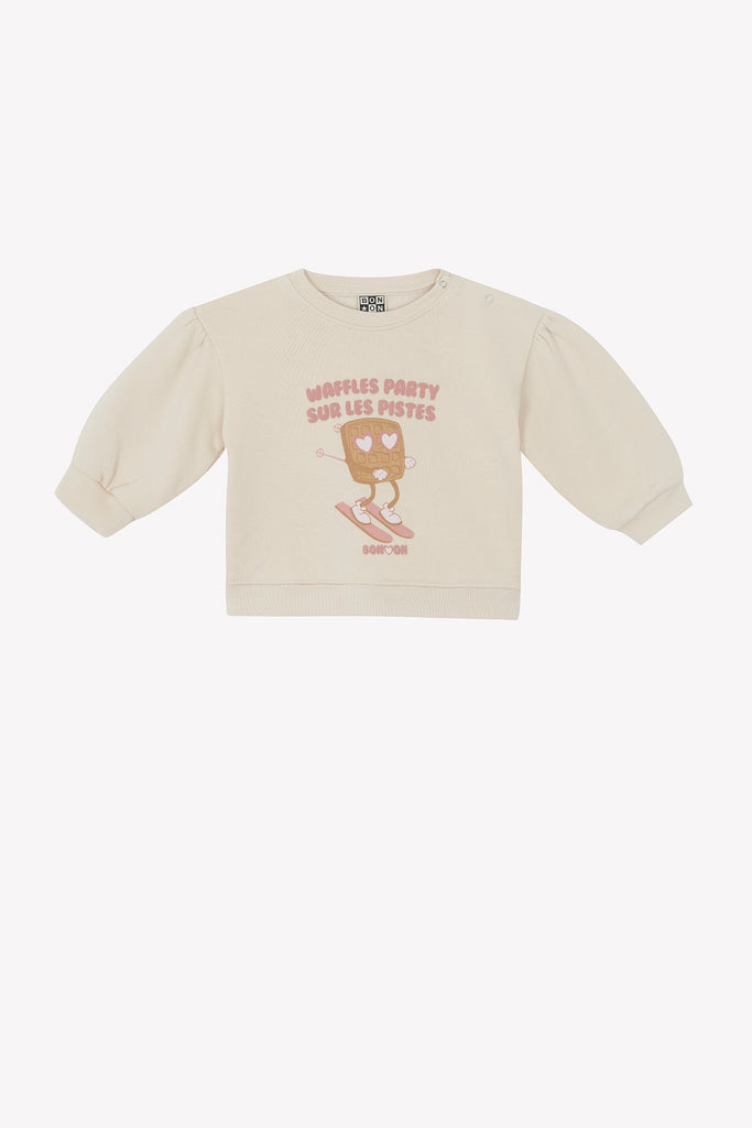 Baby Girl’s Sweatshirt – Beige