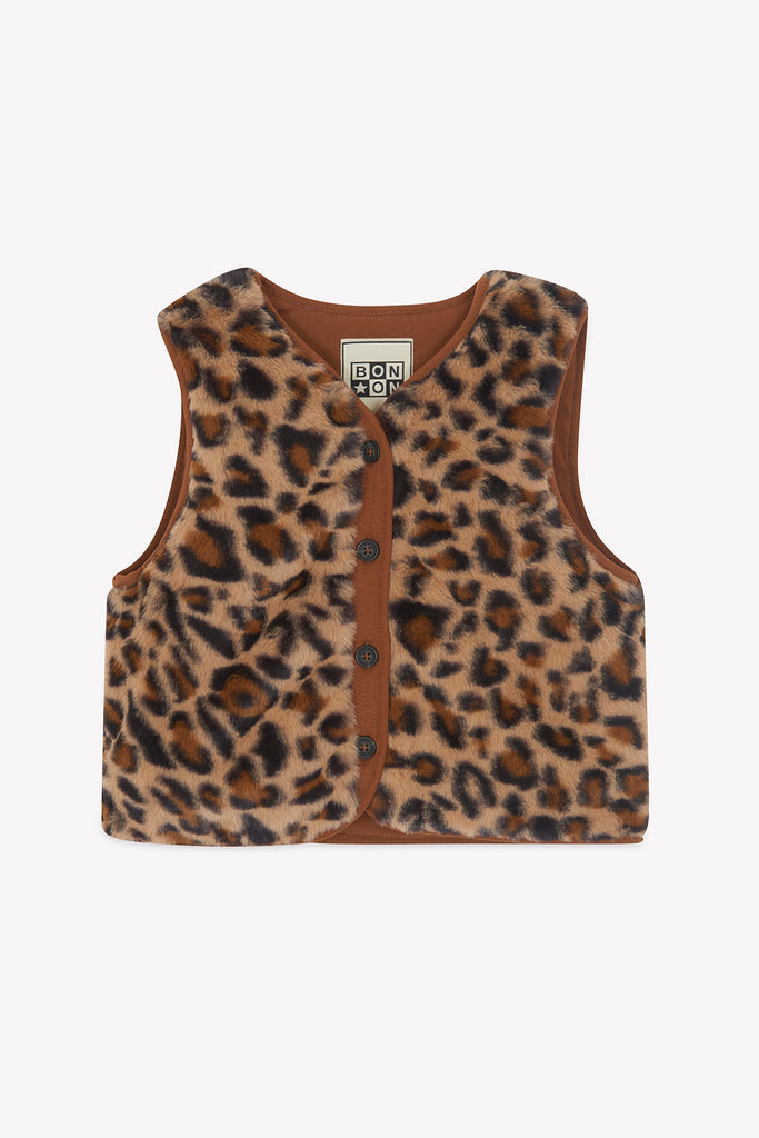 Girl’s Cardigan – Leopard