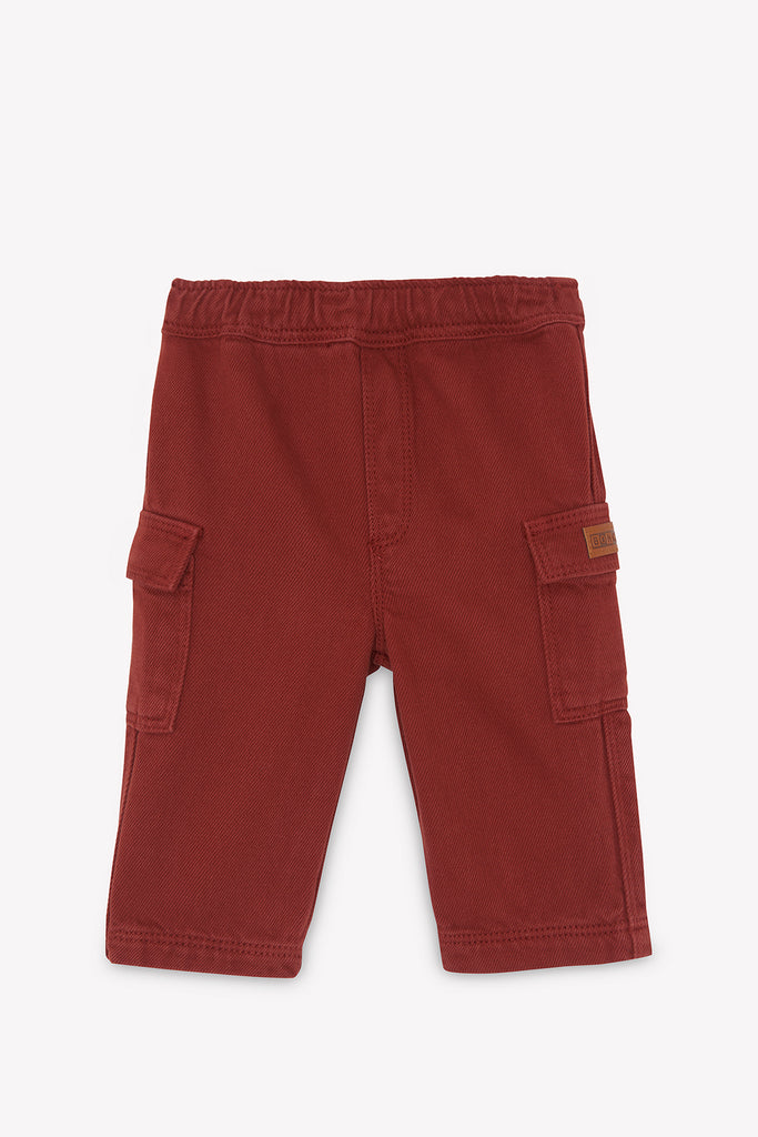 Baby Boy’s Cargo Trousers – Red