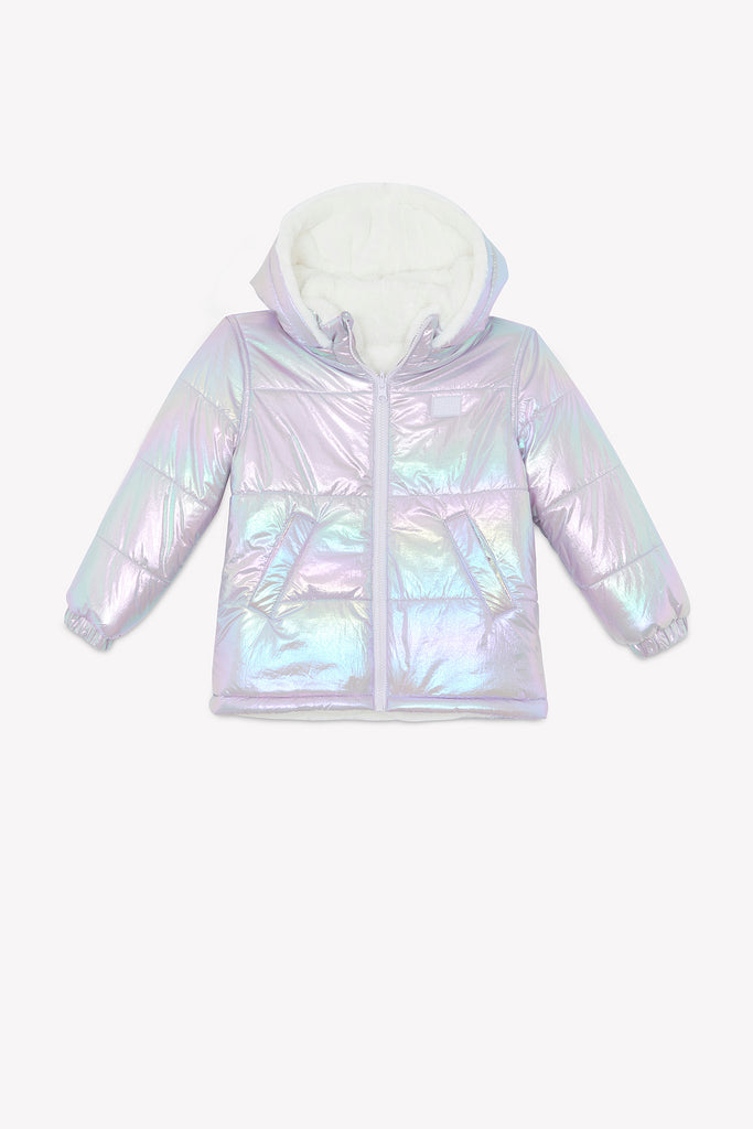 Girls’ Jacket – Moove Pink Reversible