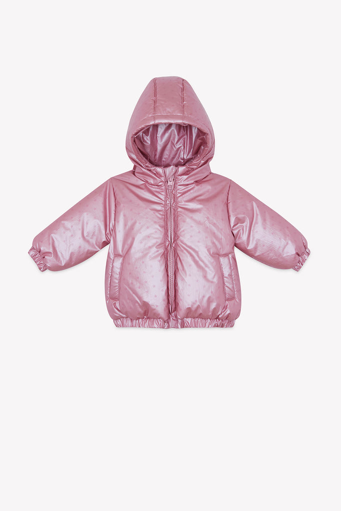 Baby Girls’ Down Jacket – Pink Blossom