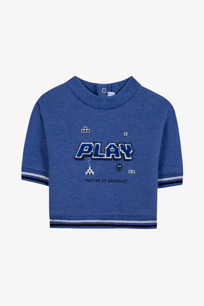Baby Boy’s Sweatshirt – Electric Blue