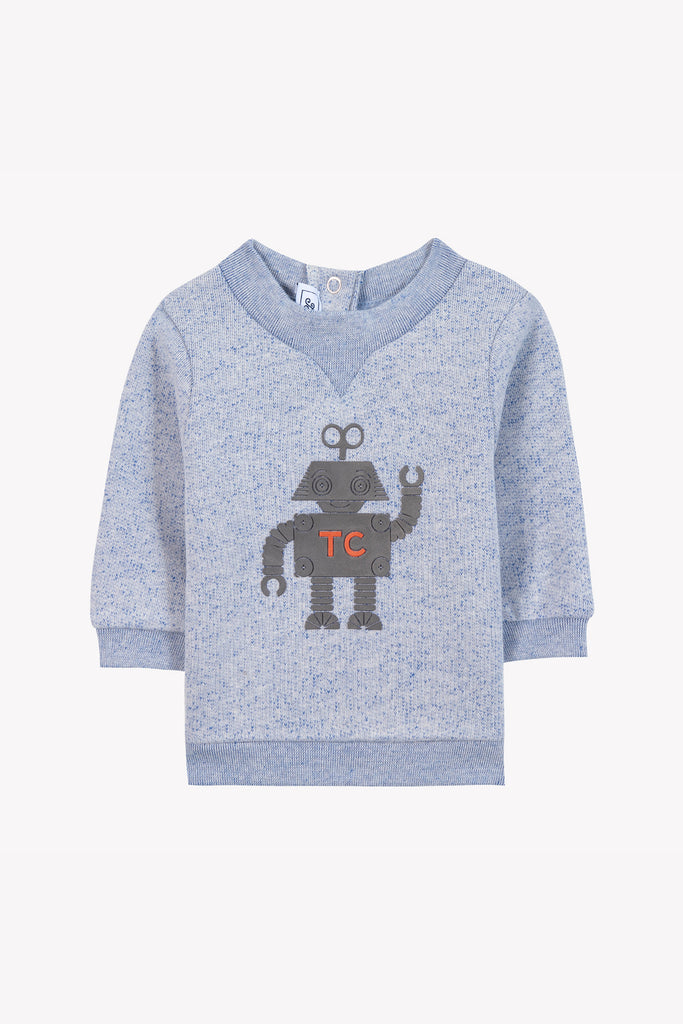 Baby Boy’s Sweatshirt – Blue Grey