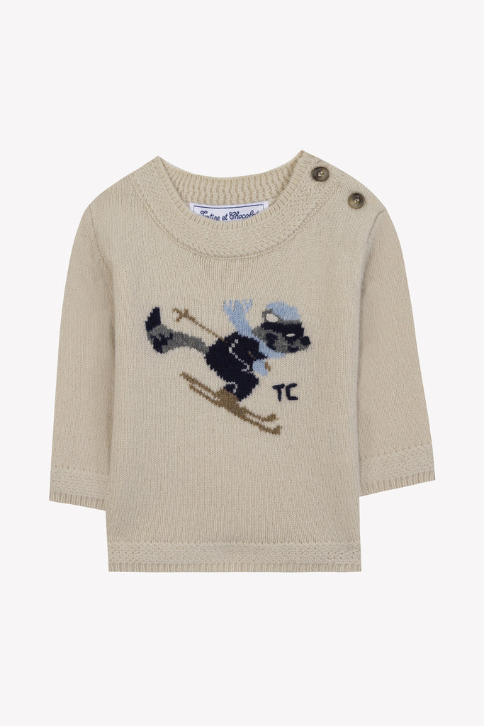 Baby Boy's Sweater – Beige