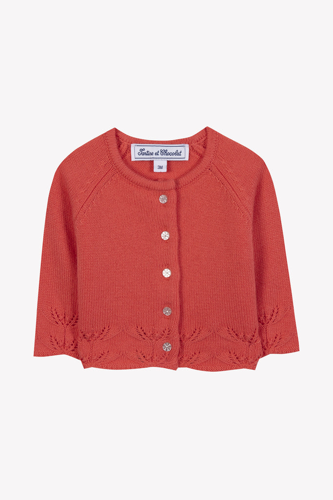 Baby Girl’s Cardigan – Praline