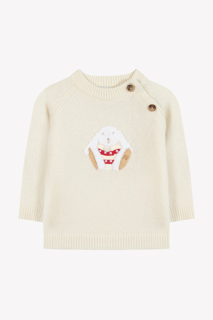 Unisex Baby Sweater – Off-White