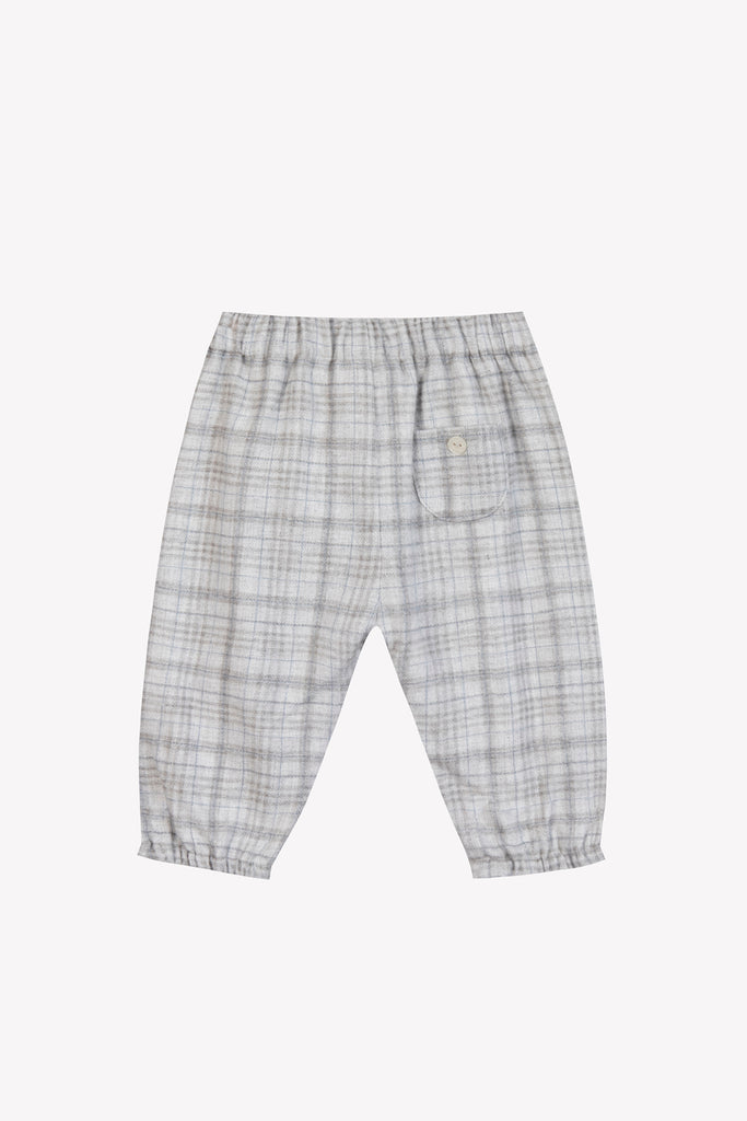 Baby Boy’s Trousers – Greige Check