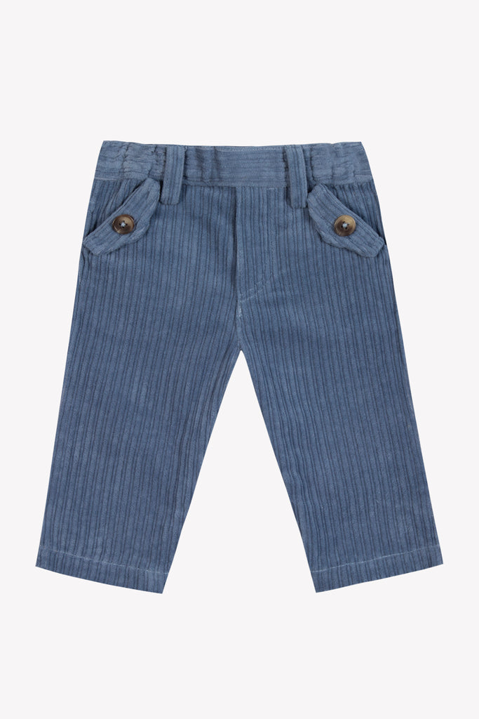 Baby Boy’s Trousers – Blue Velvet