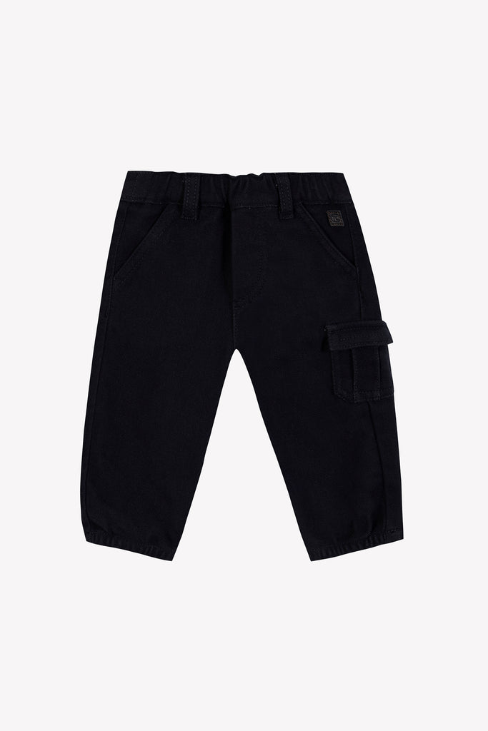 Baby Boy’s Cargo Trousers – Navy Knitwear