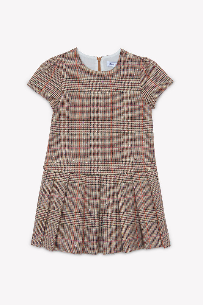 Junior Girl’s Dress – Sand Check