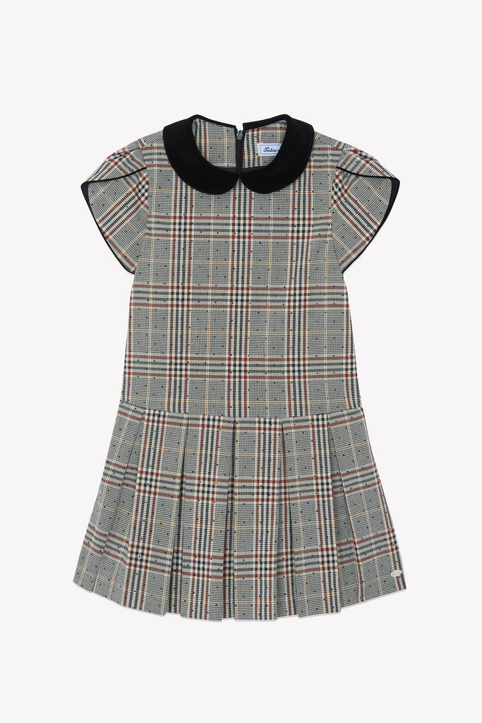 Junior Girl’s Dress – Chestnut Check