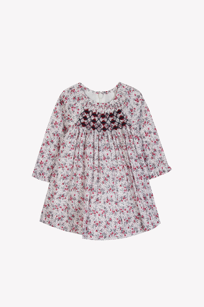 Baby Girl’s Dress – Off-White Floral
