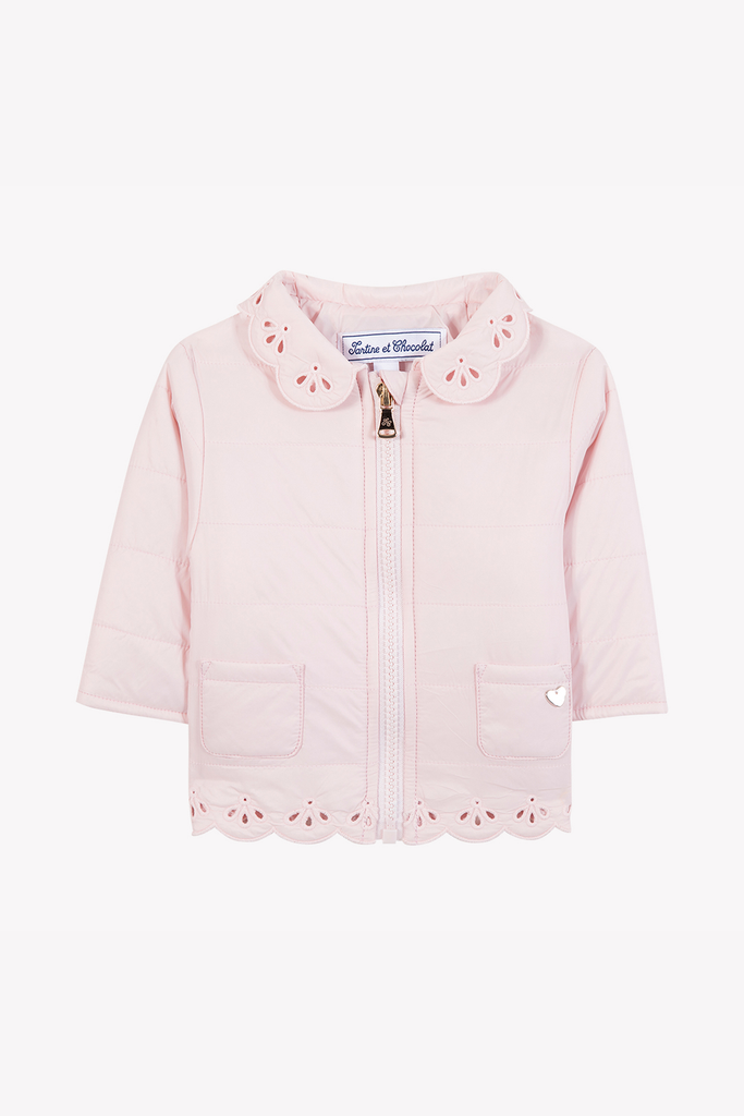 Baby Girl’s Sub-Down Jacket – Pale Pink