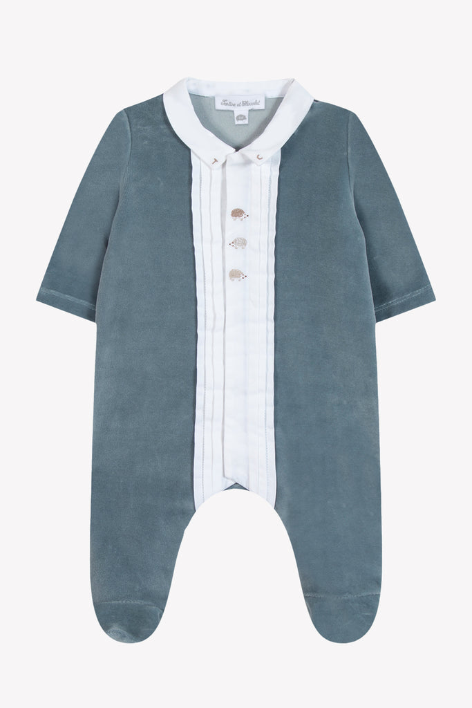 Baby Boy’s Sleepsuit – Storm Blue