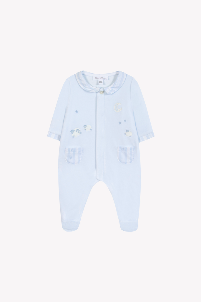 Baby Boy’s Sleepsuit – Sky Blue