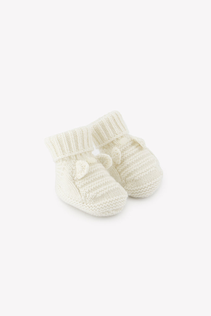 Unisex Baby’s Slippers – Off-White
