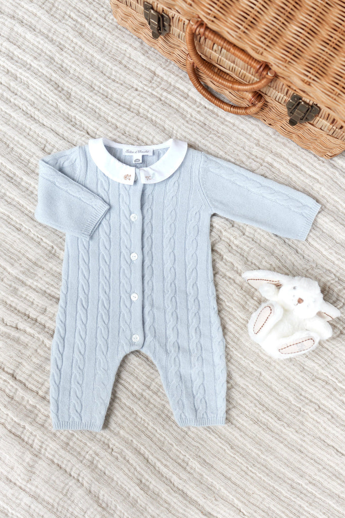 Jumpsuit - Sky blue twist