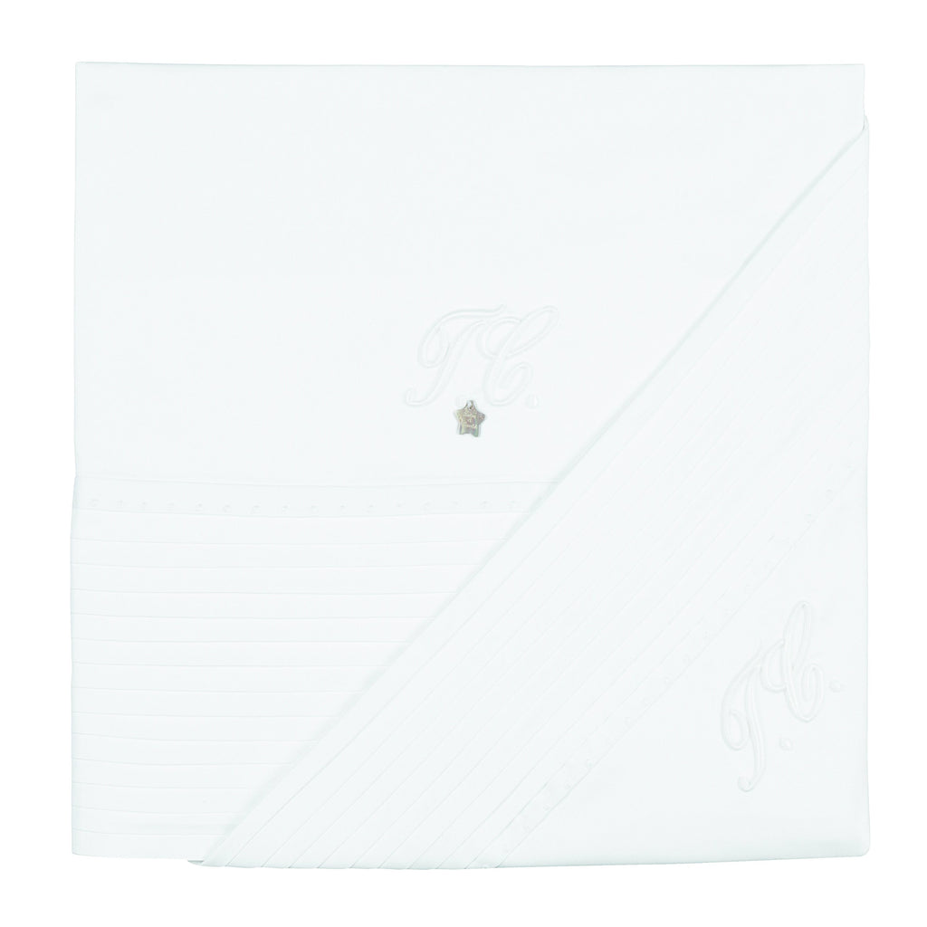 "Monogramme" Light Bed Sheet - Boutique 16ème