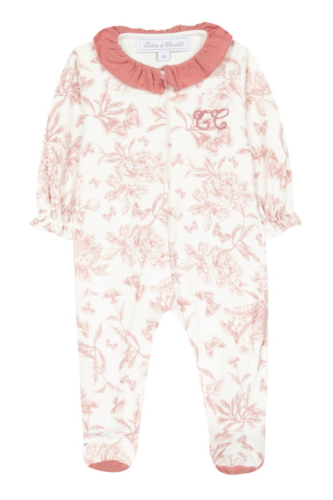Sleepsuit - Toile de Jouy